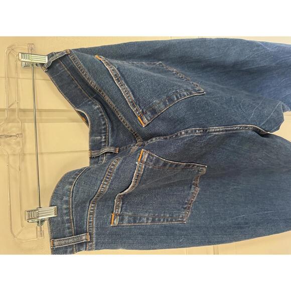 Abercrombie Ultra High Rise 90s Slim Straight Jean in Dark Wash Size SZ 18W - Picture 3 of 4